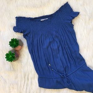 Jack BB Dakota x Revolve Blue Otisa Crop Jumpsuit